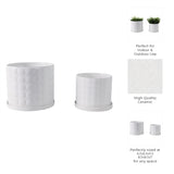 Nicolemoor White Planters (Set of 2)