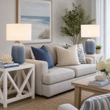 Boronda Light Blue Ceramic Table Lamps (Set of 2)