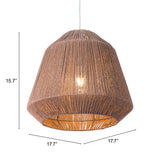 Impala Brown Ceiling Lamp