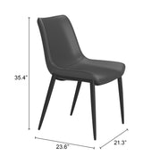 Magnus Black Dining Chair (Set of 2)