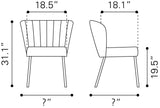 Aimee Gray Dining Chair (Set of 2)