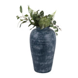 Dos Rios Blue Terracotta Vase