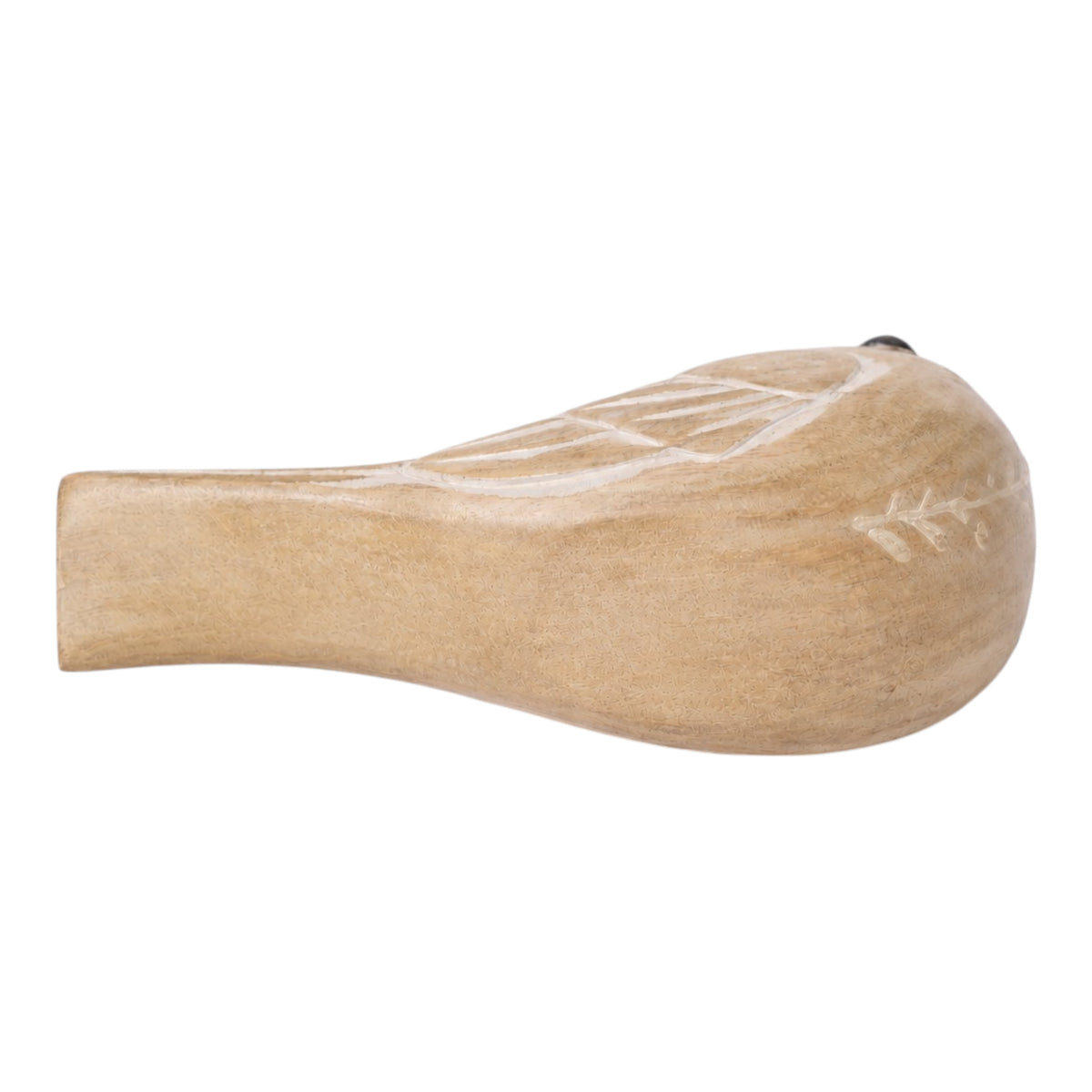 Bel Aire Distressed White Wooden Decor Bird