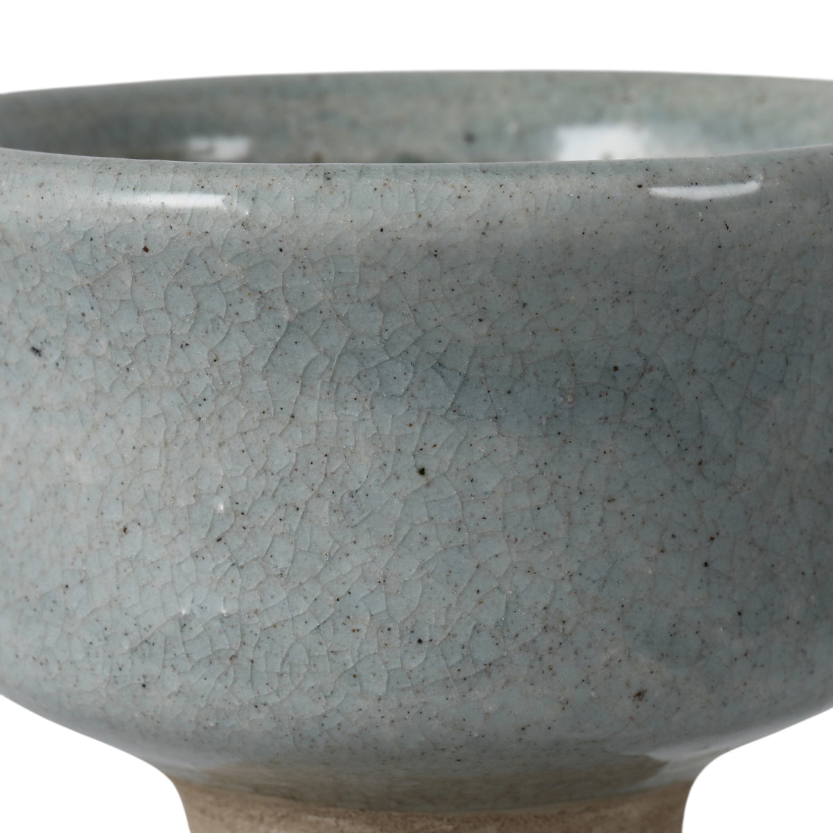 Jamul Blue/Ivory Large 2-Tone Traditional Pillar Holder