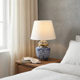 Midco Multicolor Chinoiserie Table Lamp with Trim