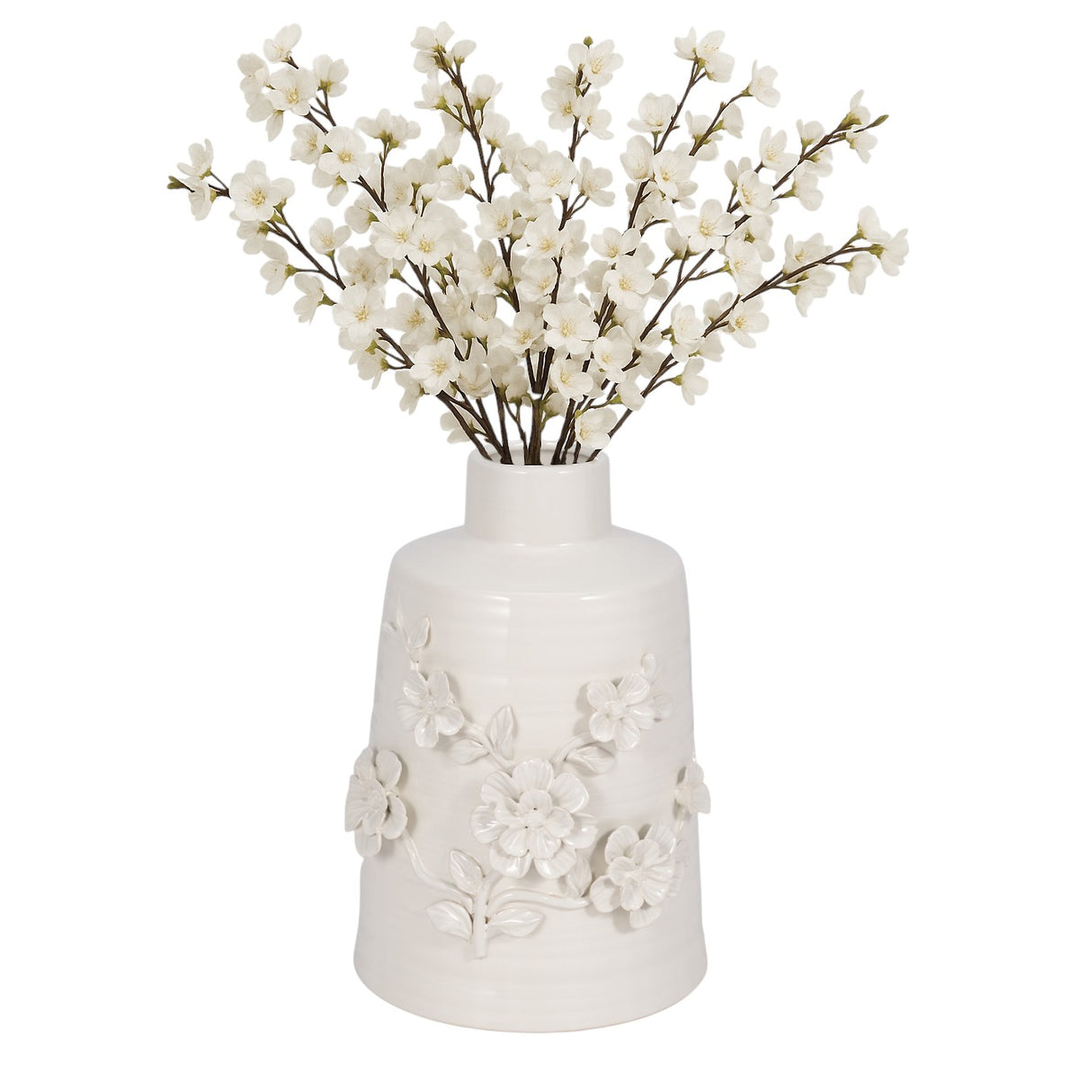 Clovervale White Vase