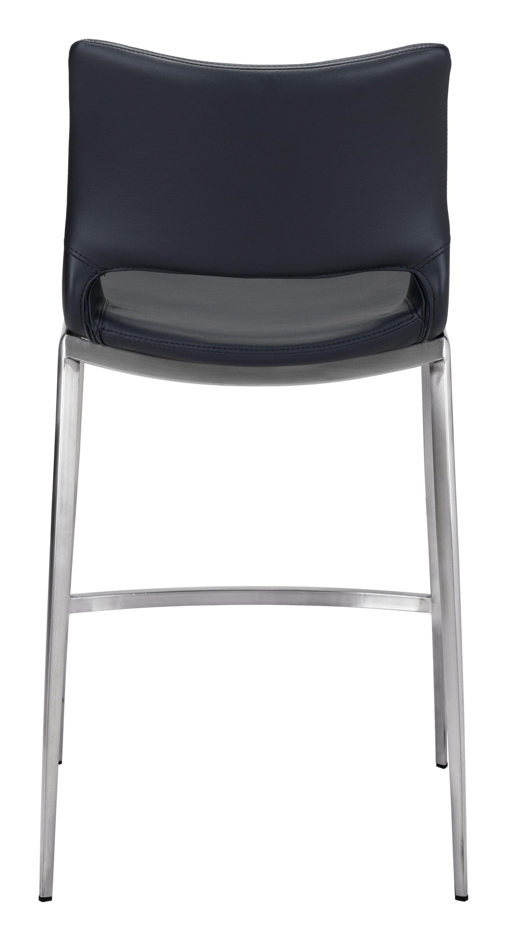 Ace Black & Silver Counter Stool (Set of 2)