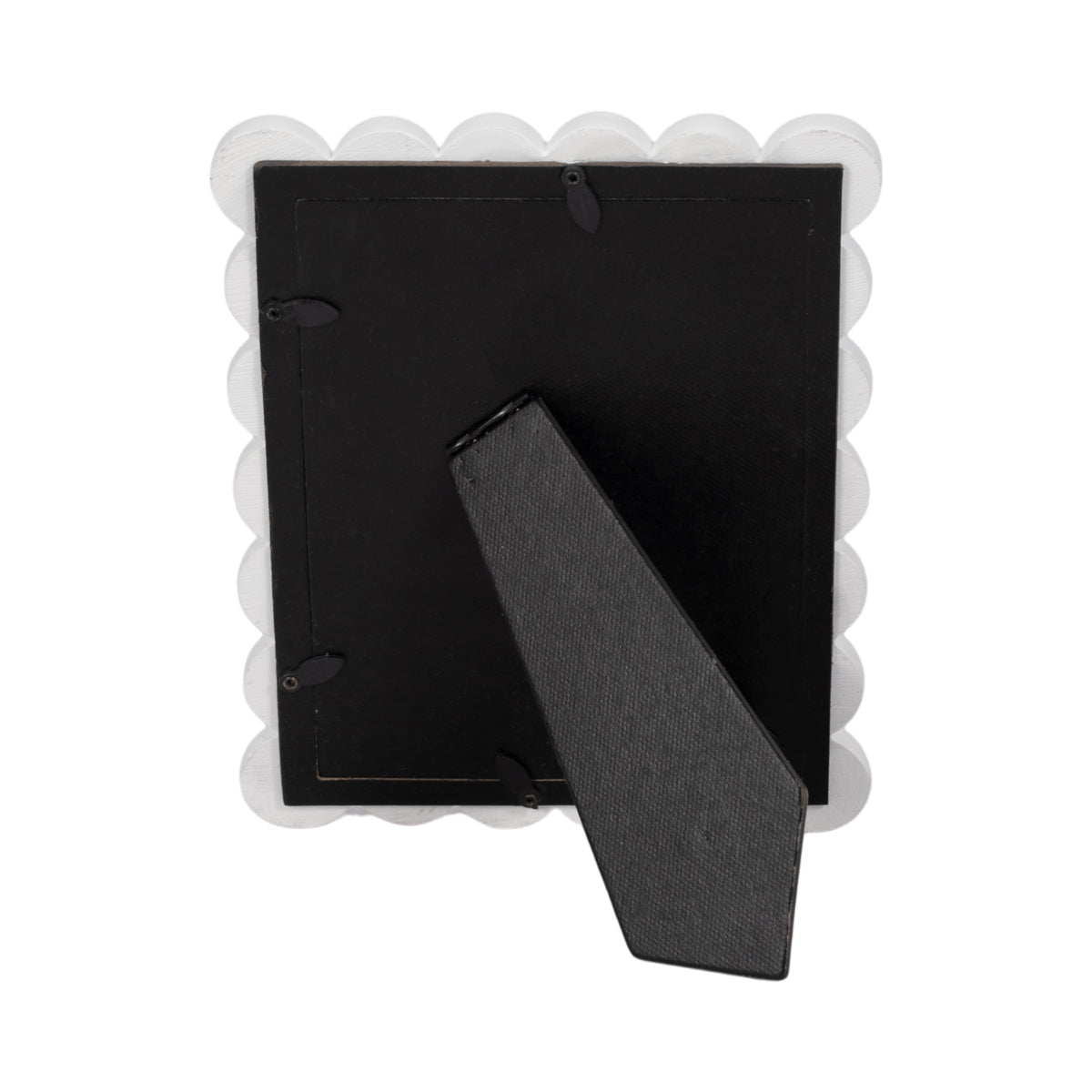 Duarte White 5x7 Scallop Edge Photo Frame