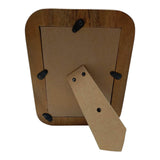Zuver Brown Large Rounded Acacia Wood Frame