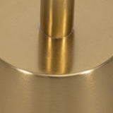 Firebaugh Gold Agate Top Polished Edge Accent Table