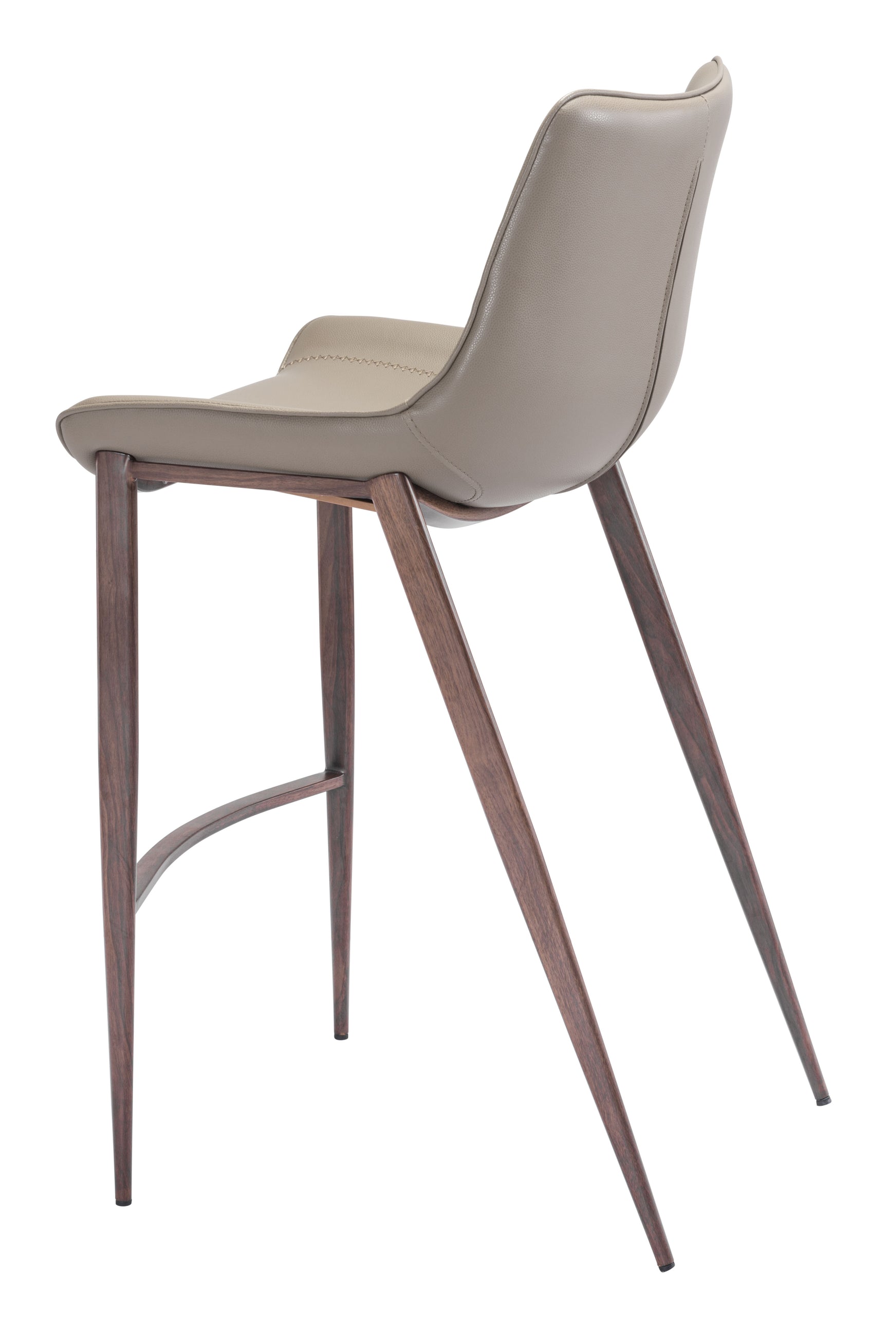 Magnus Brown & Walnut Barstool (Set of 2)