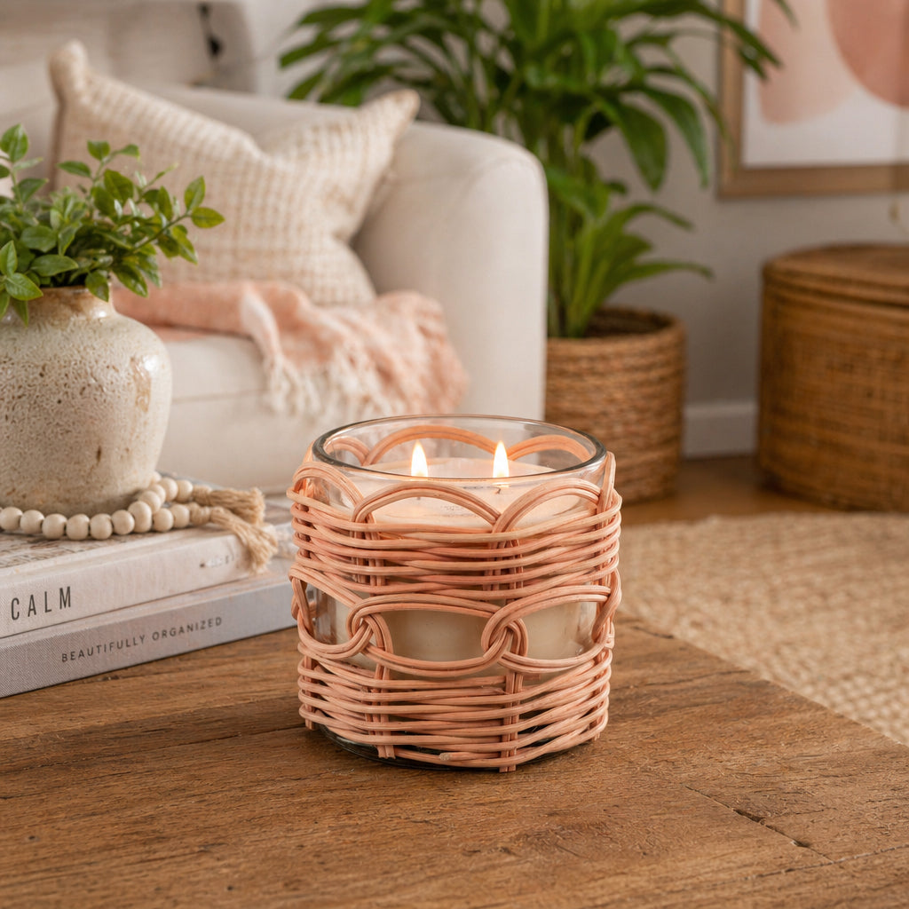 Garandmoor Tan/Clear Jasmine Candle