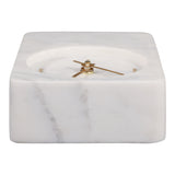 Glennrose White/Gold Small Clock