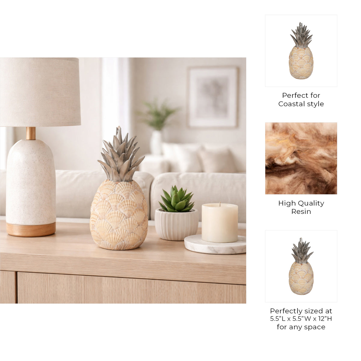 Ridleyton Ivory/Green Decor