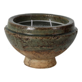 Lakehead Green/Brown Moco Bamboo Candle