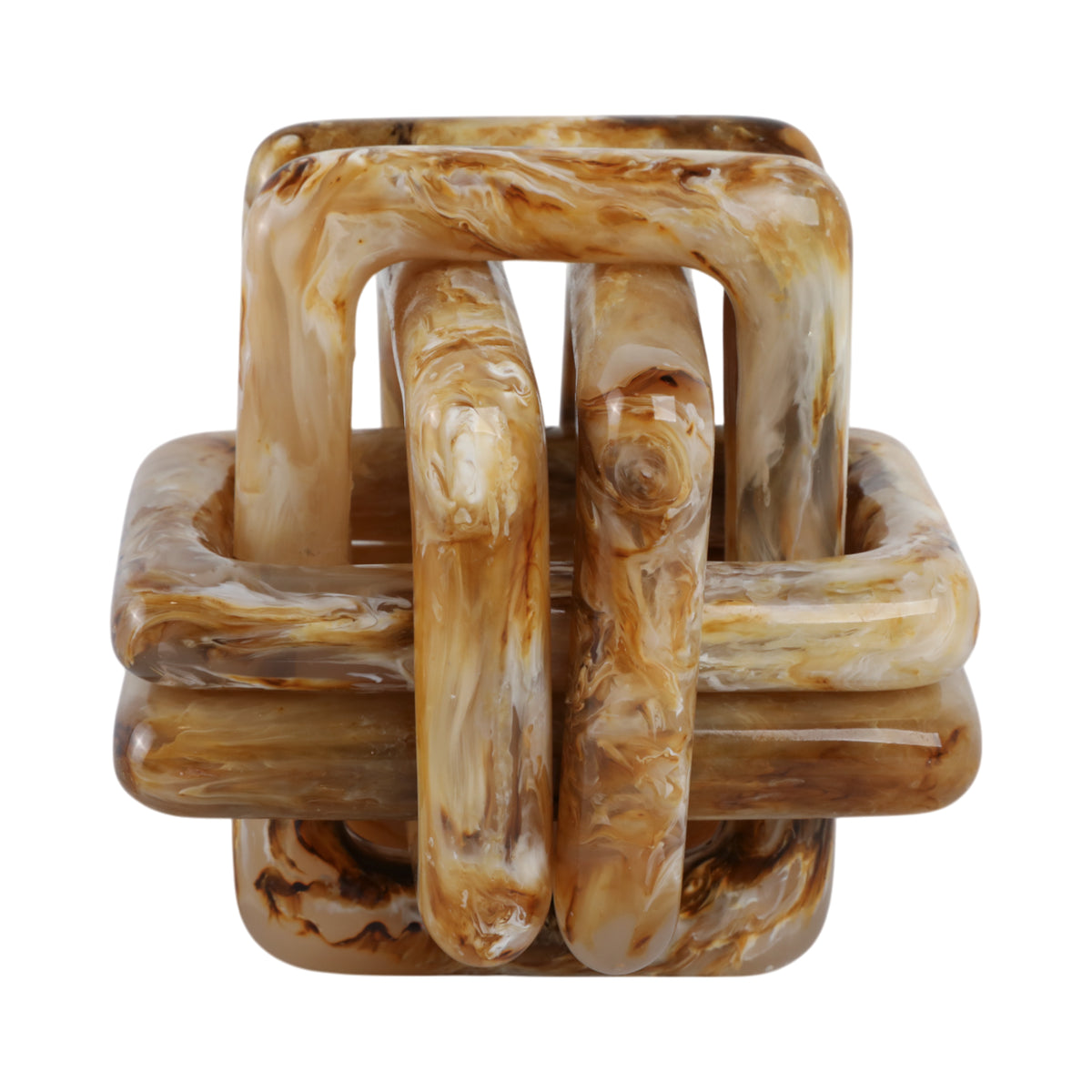 Herald Tan Marbled Resin Knot