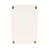 Avery Place White Rectangle Rough Finish Wall Shelf