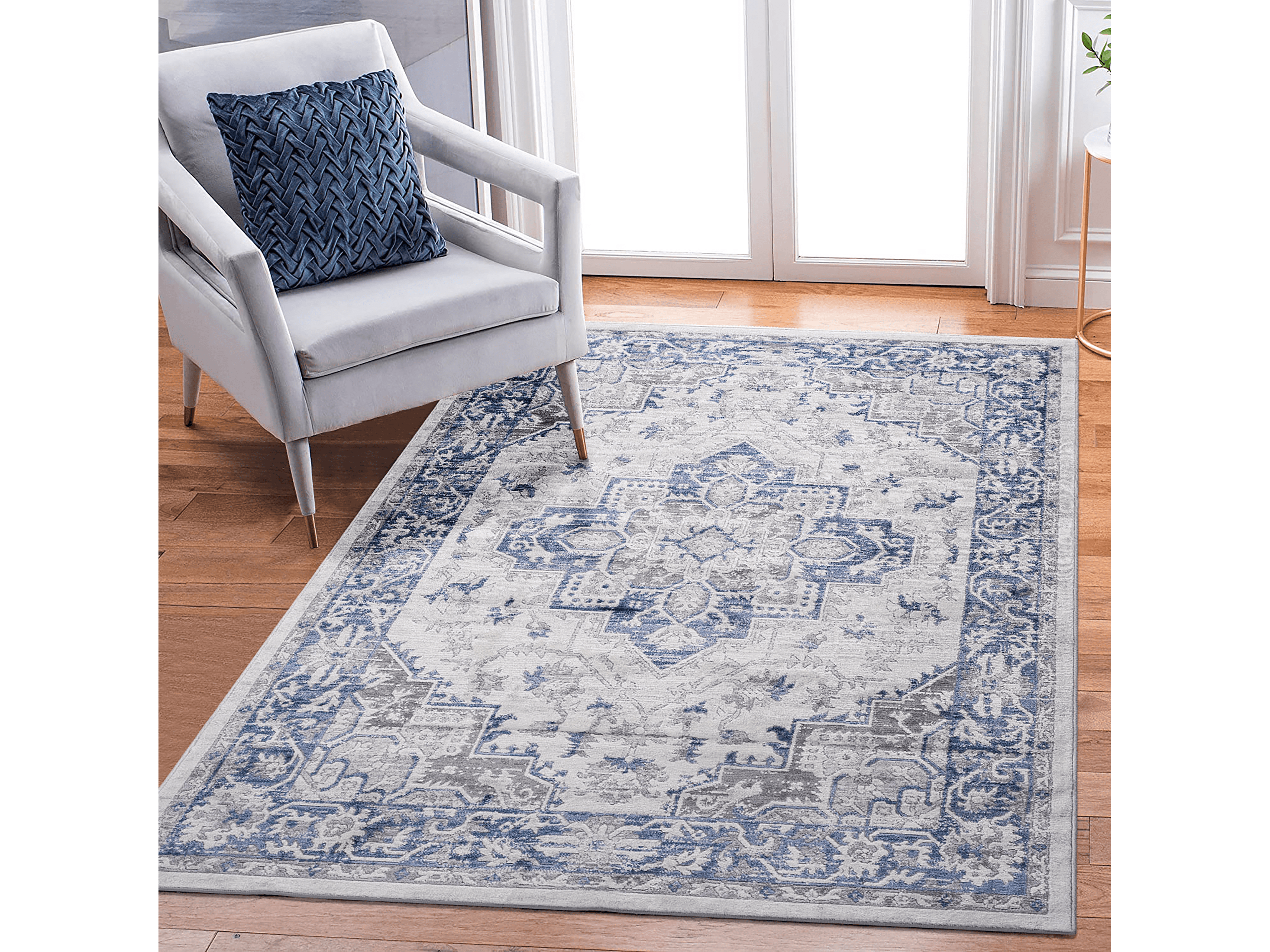 Marfi Non-Shedding Indoor Area Rug 5' x 7' - Ornate Home