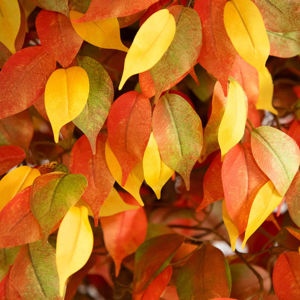 10’ Autumn Ficus Artificial Fall Tree