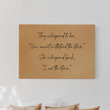 I Am the Storm Quote Art