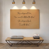 I Am the Storm Quote Art