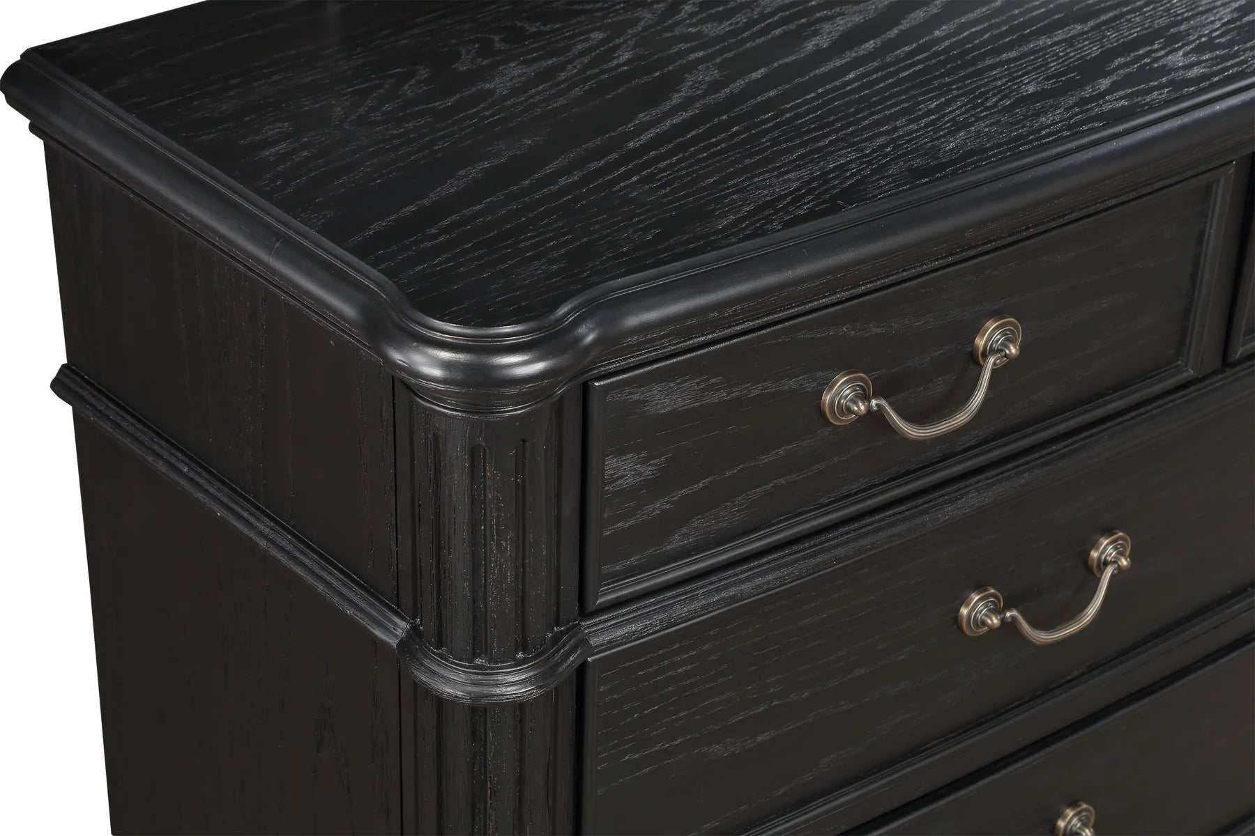 Kingsbury Black Dresser - Ornate Home