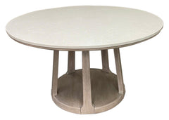 Lucaire Sandstone 54-inch Round Cultured Marble Dining Table