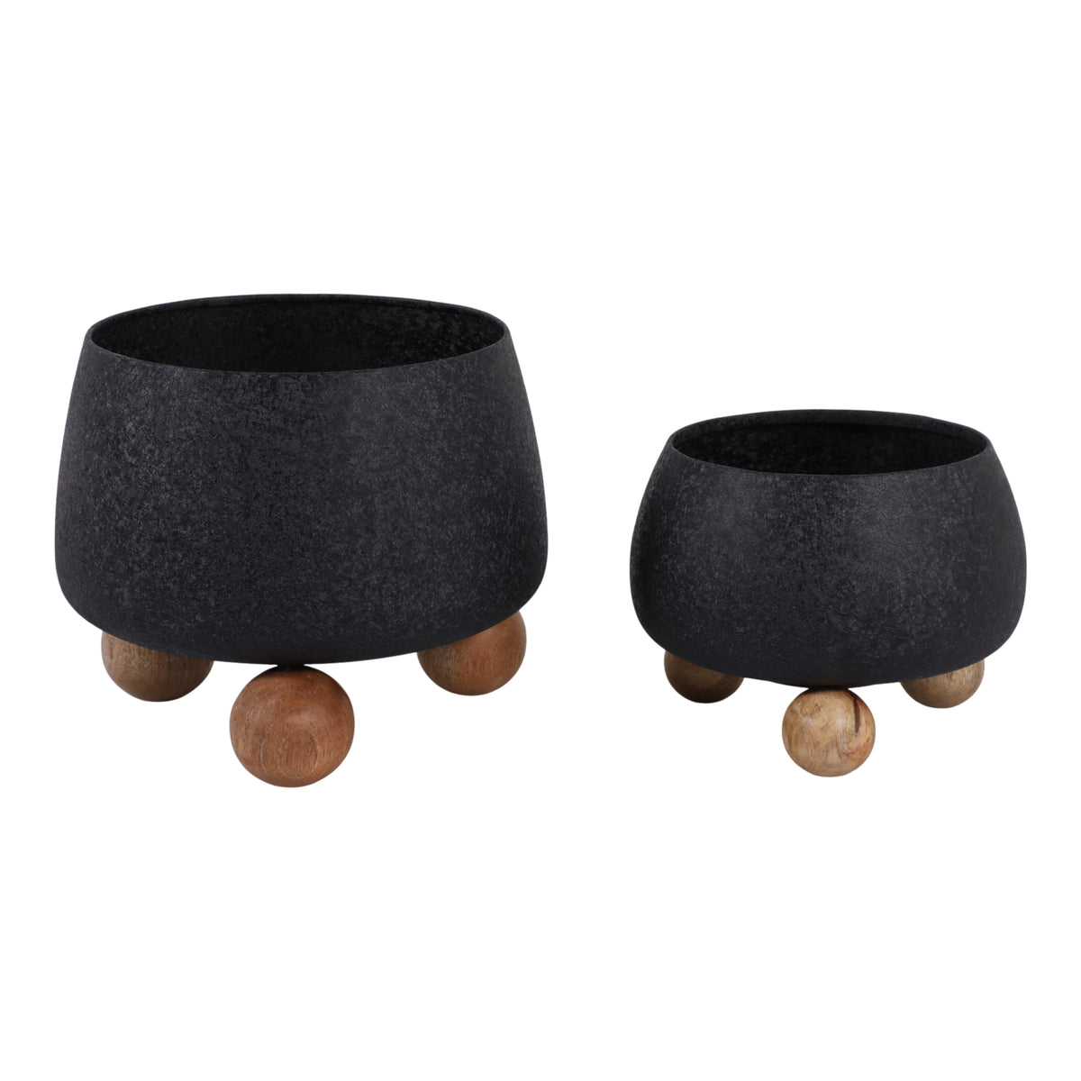 Albafield Black/Tan Planters (Set of 2)