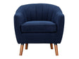 Cutler Blue Accent Chair - Ornate Home