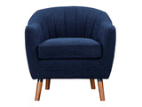 Cutler Blue Accent Chair - Ornate Home