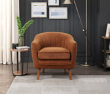 Cutler Rust Accent Chair - Ornate Home