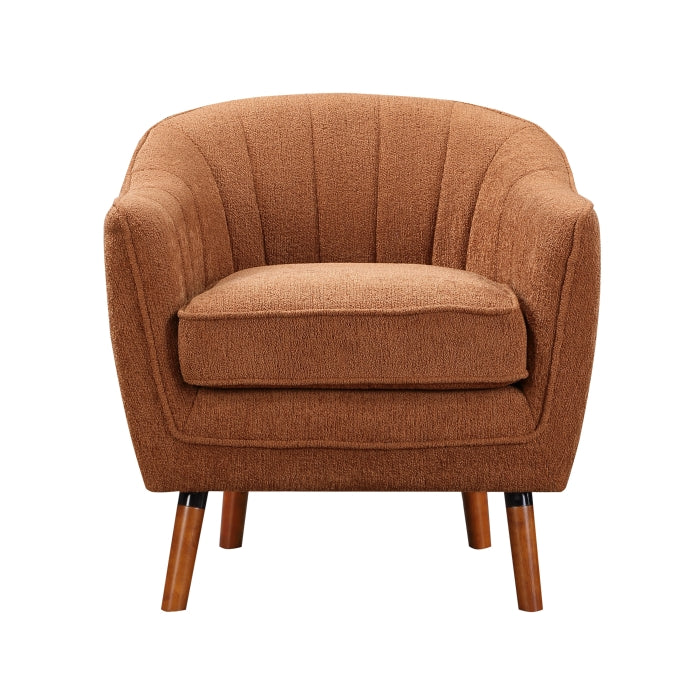 Cutler Rust Accent Chair - Ornate Home