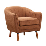 Cutler Rust Accent Chair - Ornate Home