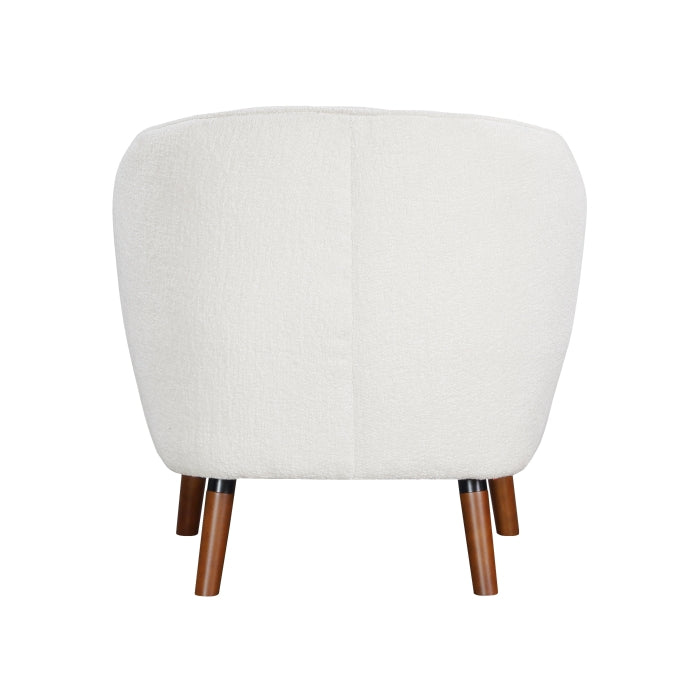 Cutler White Accent Chair - Ornate Home