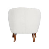 Cutler White Accent Chair - Ornate Home