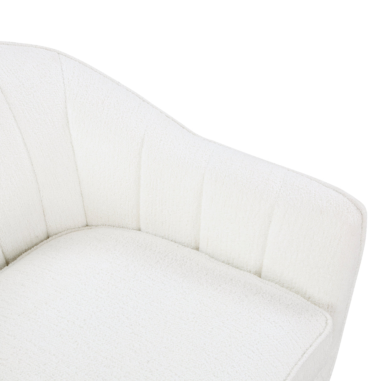 Cutler White Accent Chair - Ornate Home