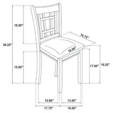 Lavon Gray Dining Room Set / 5pc - Ornate Home