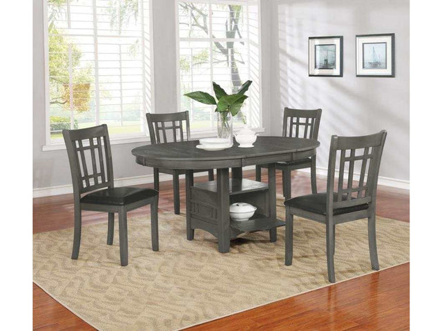 Lavon Gray Dining Room Set / 5pc - Ornate Home