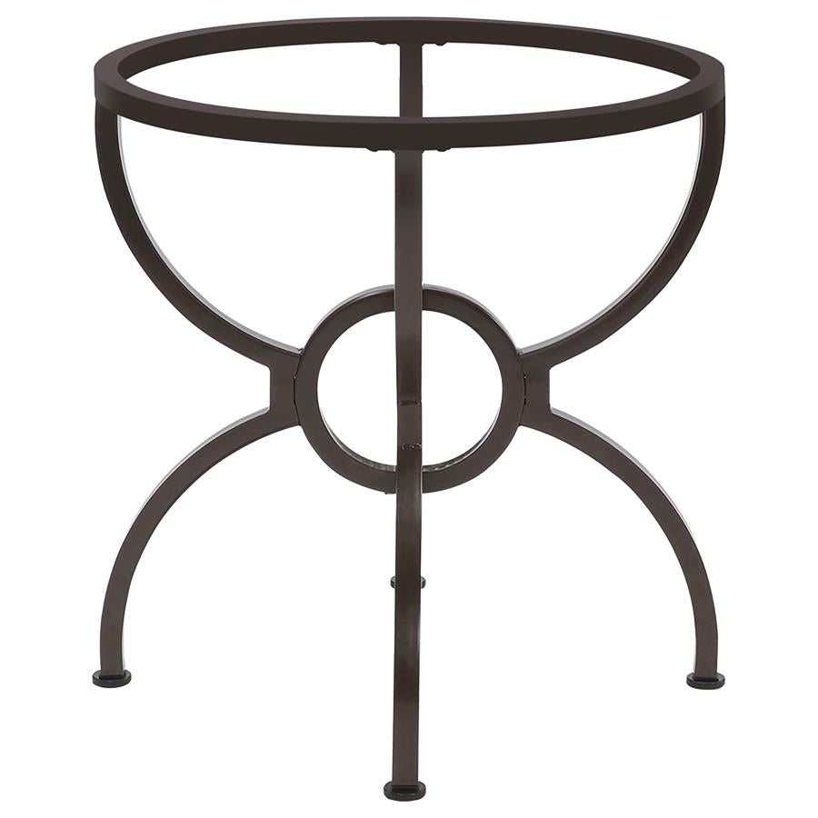 Aviano Gunmetal Dining Table Base - Ornate Home