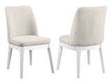 Carissa Beige Side Chair (Set of 2) - Ornate Home