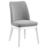 Carissa Light Grey Side Chair (Set of 2) - Ornate Home