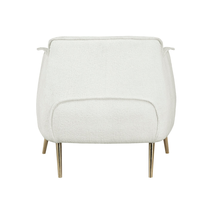 Rachael White Accent Chair - Ornate Home