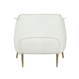 Rachael White Accent Chair - Ornate Home