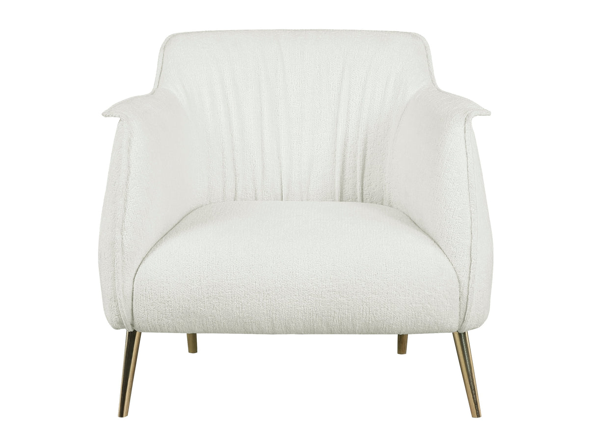 Rachael White Accent Chair - Ornate Home