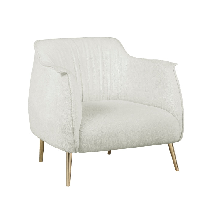 Rachael White Accent Chair - Ornate Home