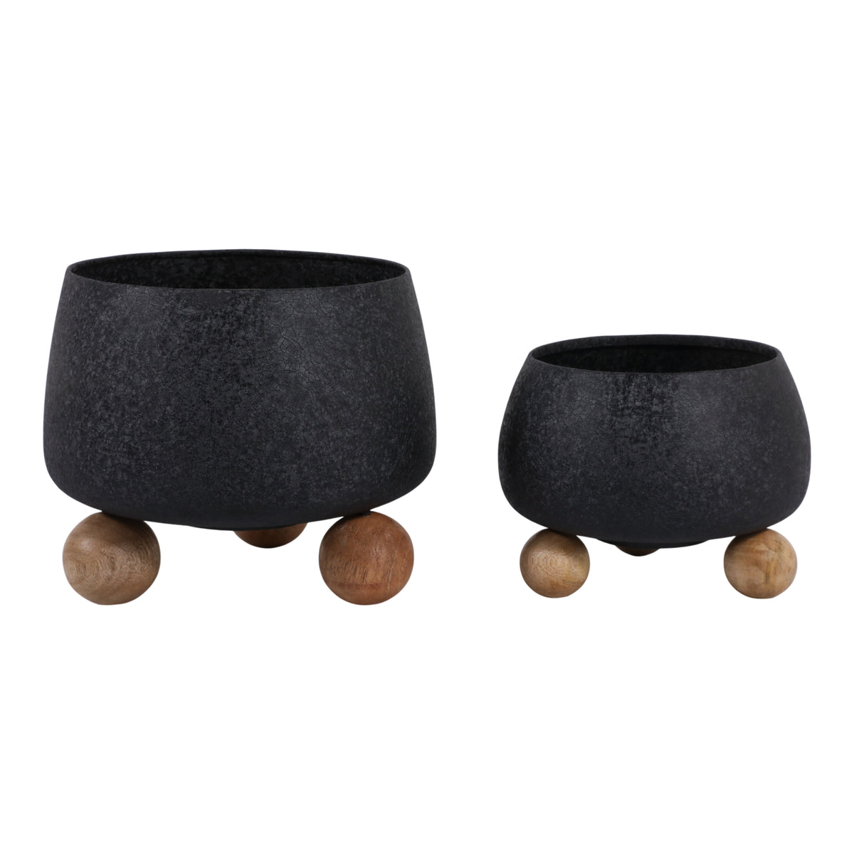 Albafield Black/Tan Planters (Set of 2)