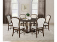 Landon Rich Brown 7-piece Dining Room Set - Ornate Home