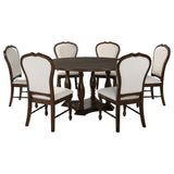 Landon Rich Brown 7-piece Dining Room Set - Ornate Home