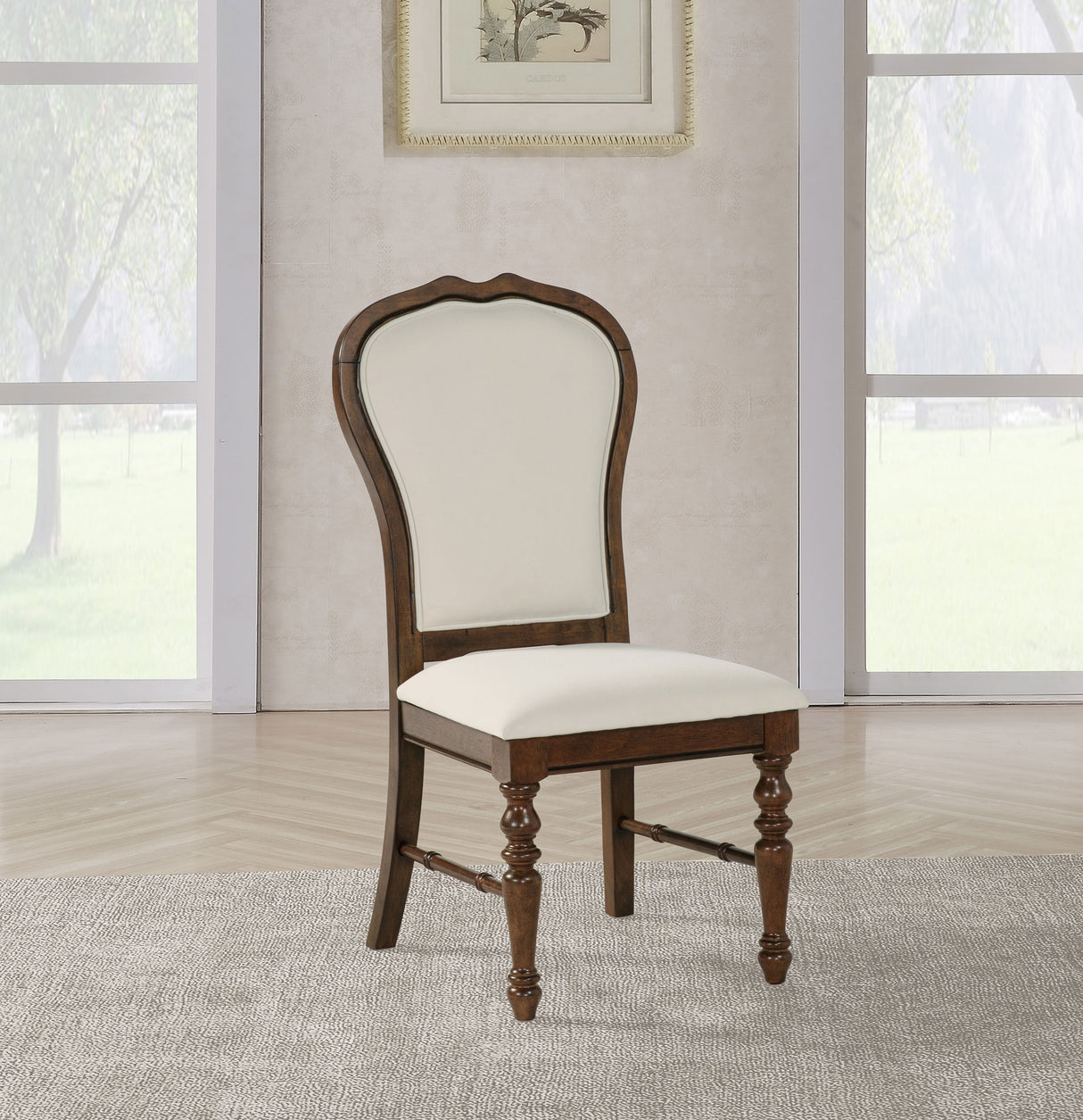 Landon Rich Brown Side Chair (Set of 2) - Ornate Home