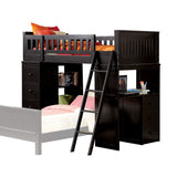 Willoughby Black Twin Loft Bed